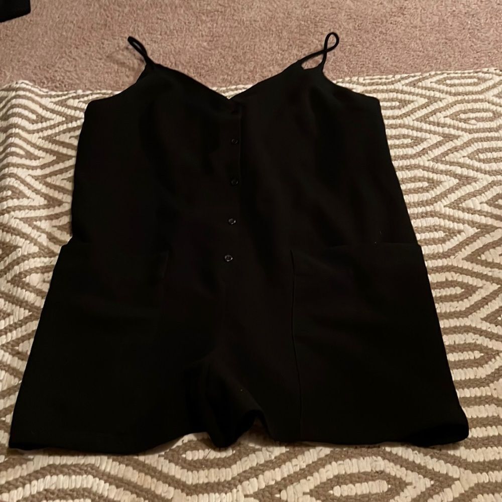 Topshop black romper 10